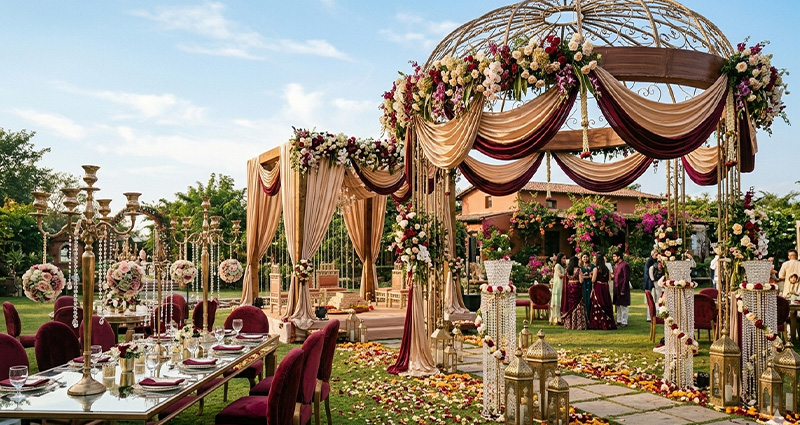 Wedding Decor in Chhatarpur Farmhouse